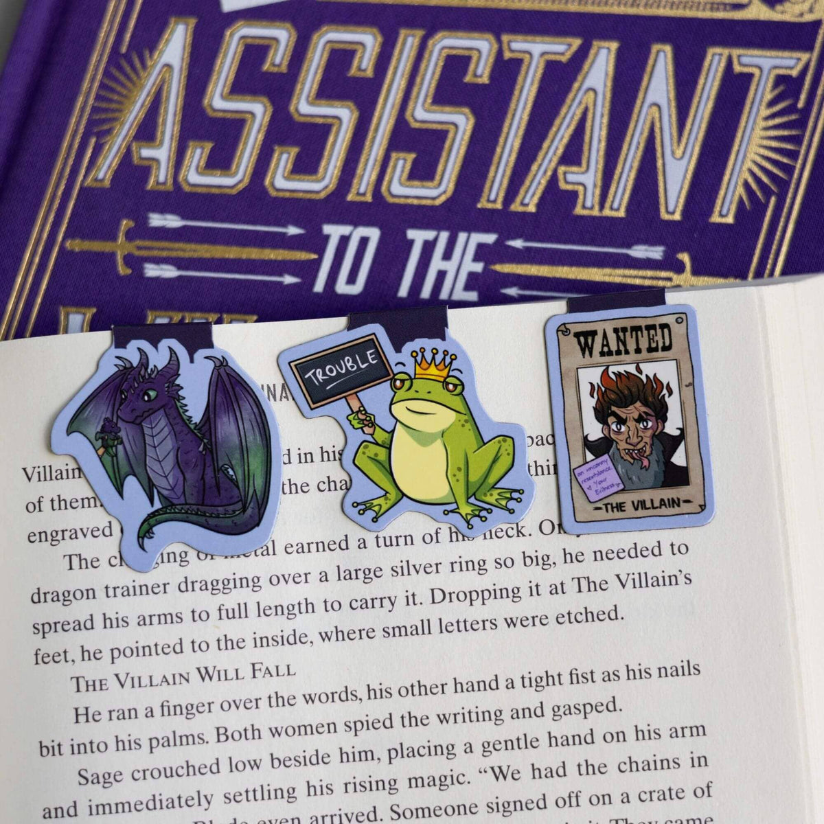 Assistant to the Villain Magnetic Bookmark Set