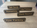 Book Shelf Genre Plates  (Series One)