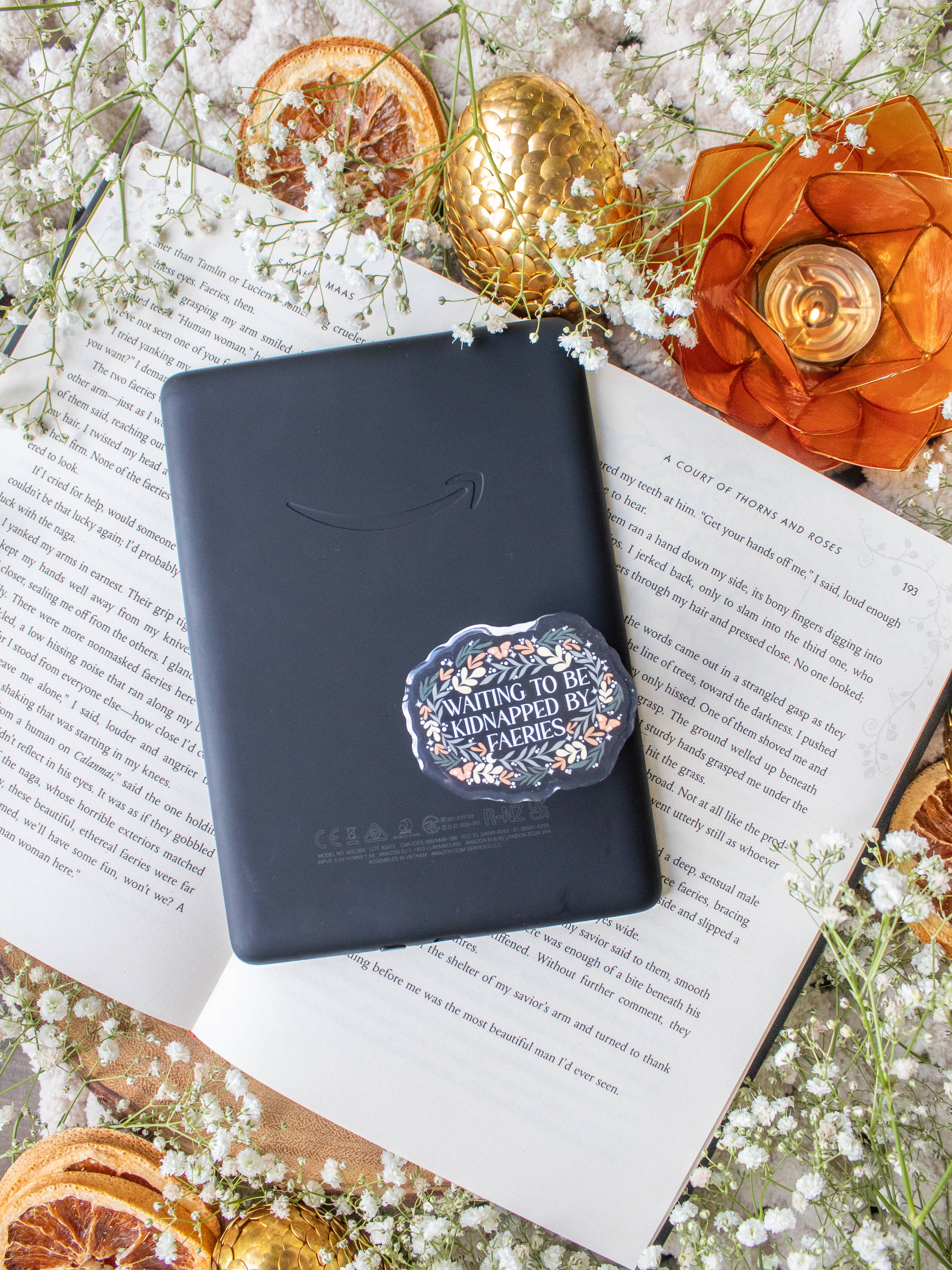 Waiting to be Kidnapped By Faeries Kindle / Phone Grip