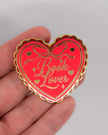Book Lover Heart Enamel Pin | Valentine's Day