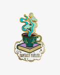 Fantasy Fueled Enamel Pin | Bookish Dragon Romantasy