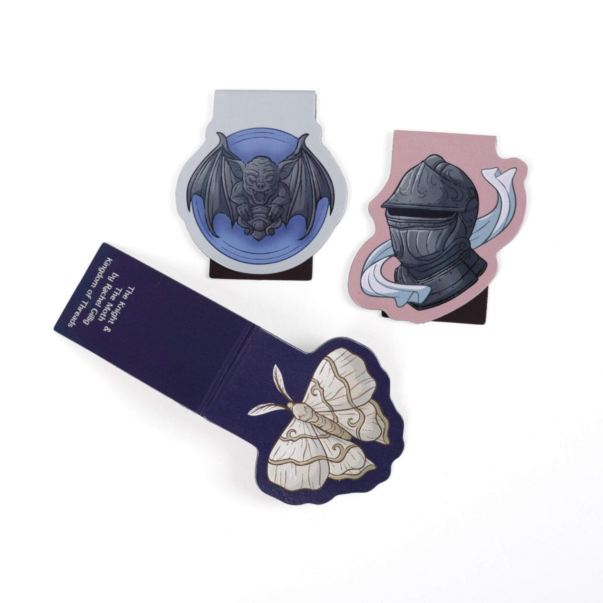 The Knight and the Moth Magnetic Bookmark set