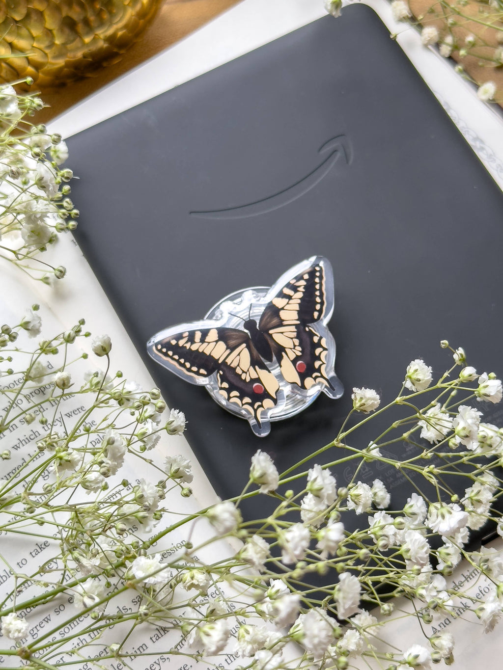Swallowtail Butterfly Kindle / Phone Grip 