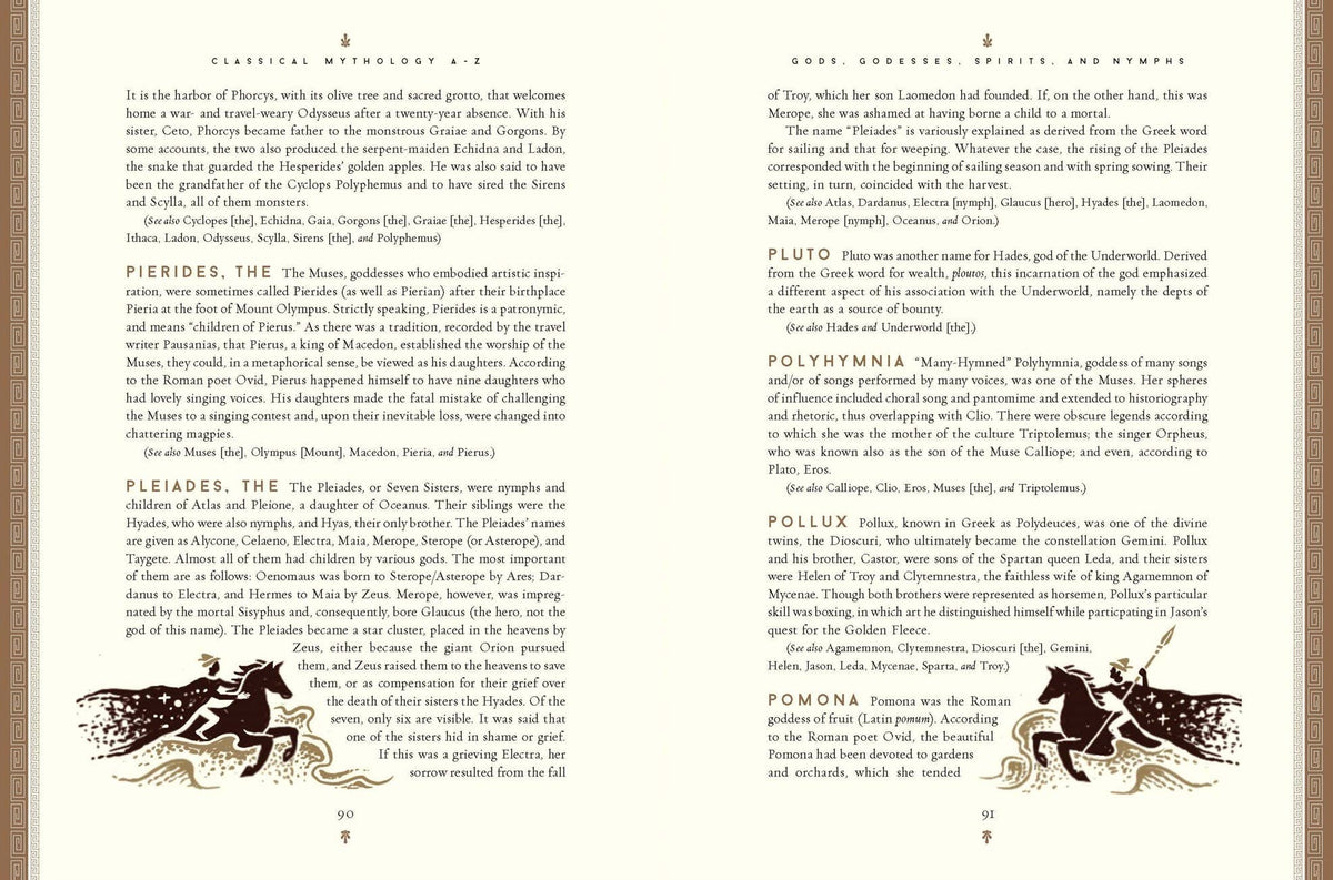 Classical Mythology A-to-Z: Hardcover