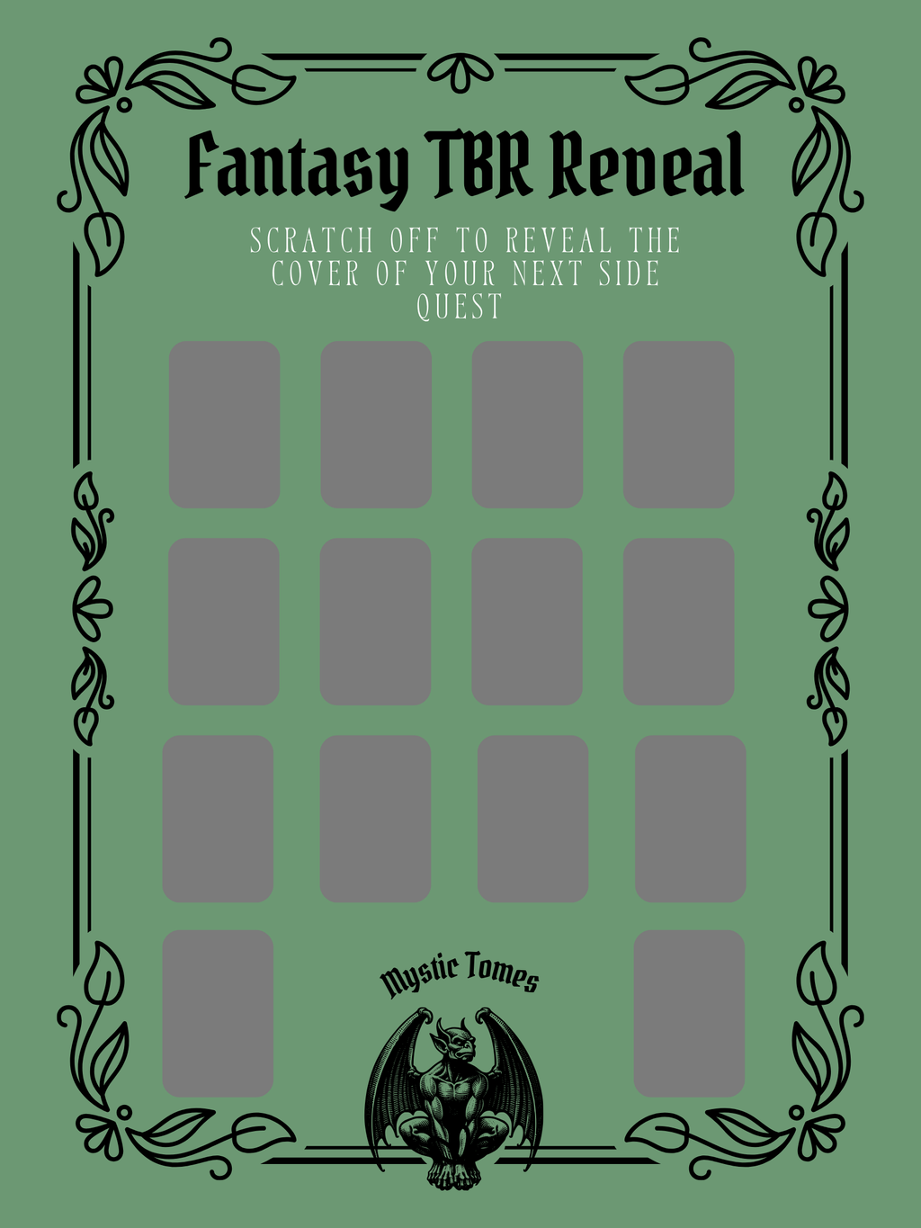 Fantasy "TBR" Reveal Poster