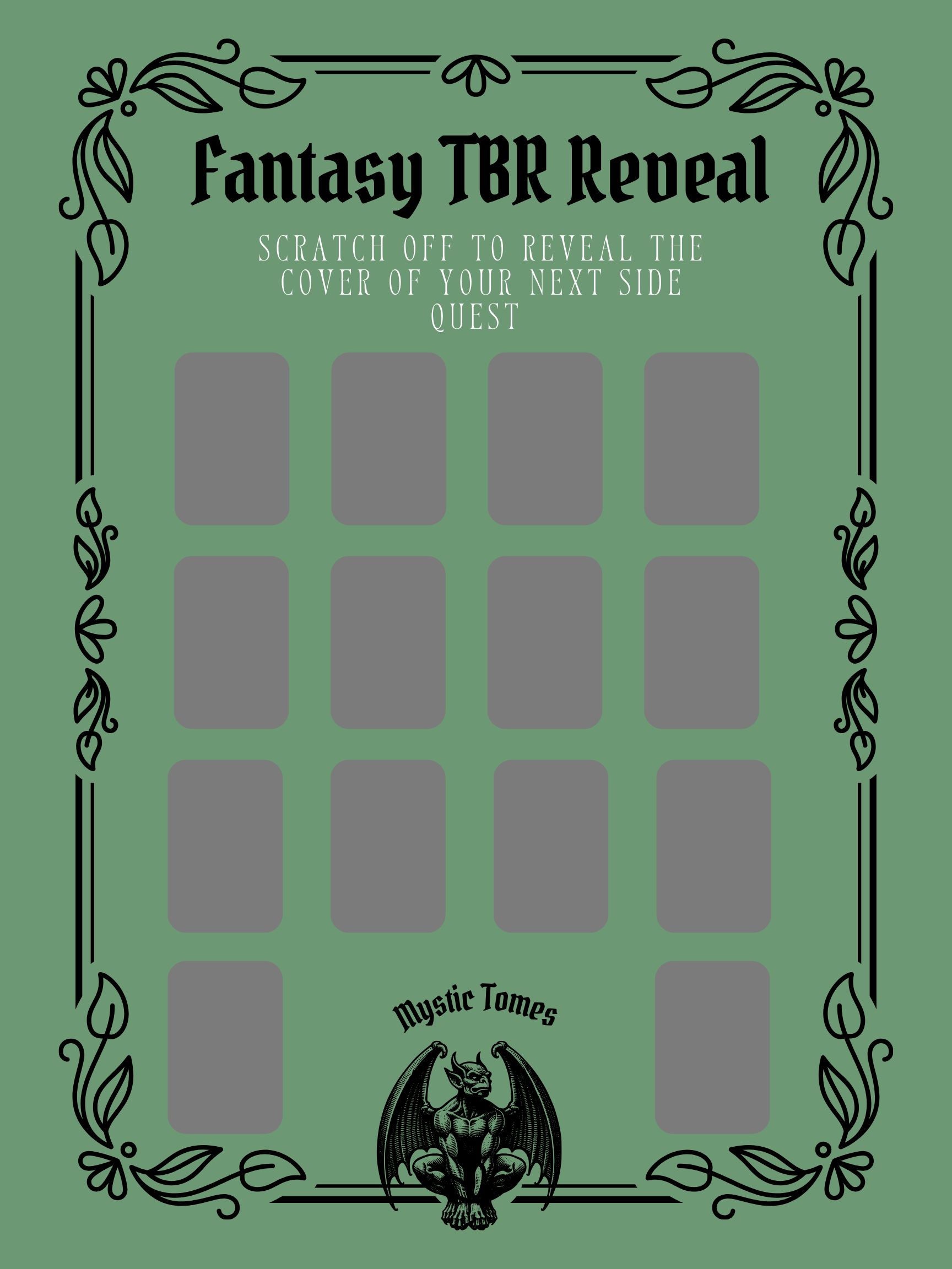 Fantasy "TBR" Reveal Poster