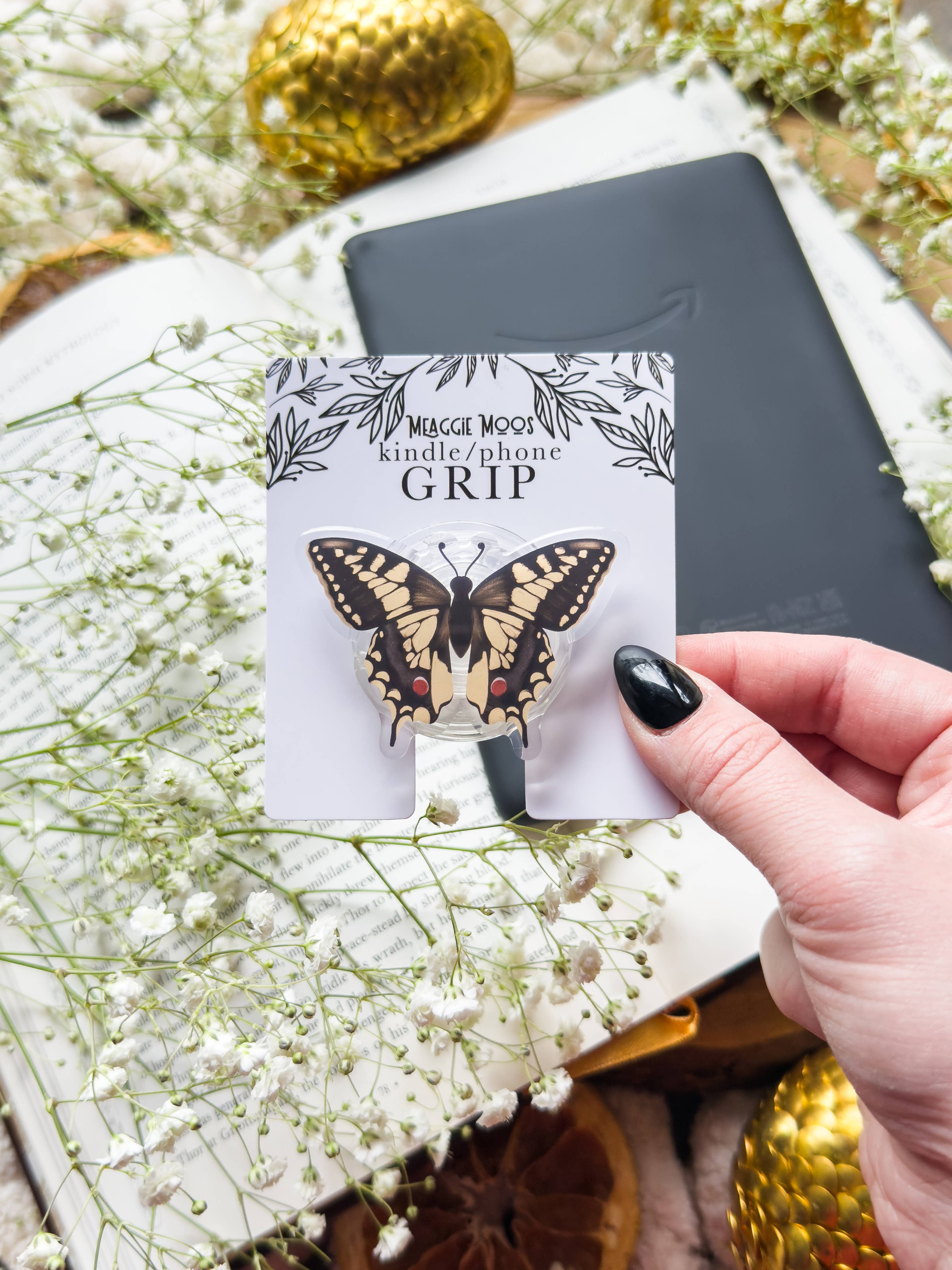 Swallowtail Butterfly Kindle / Phone Grip 