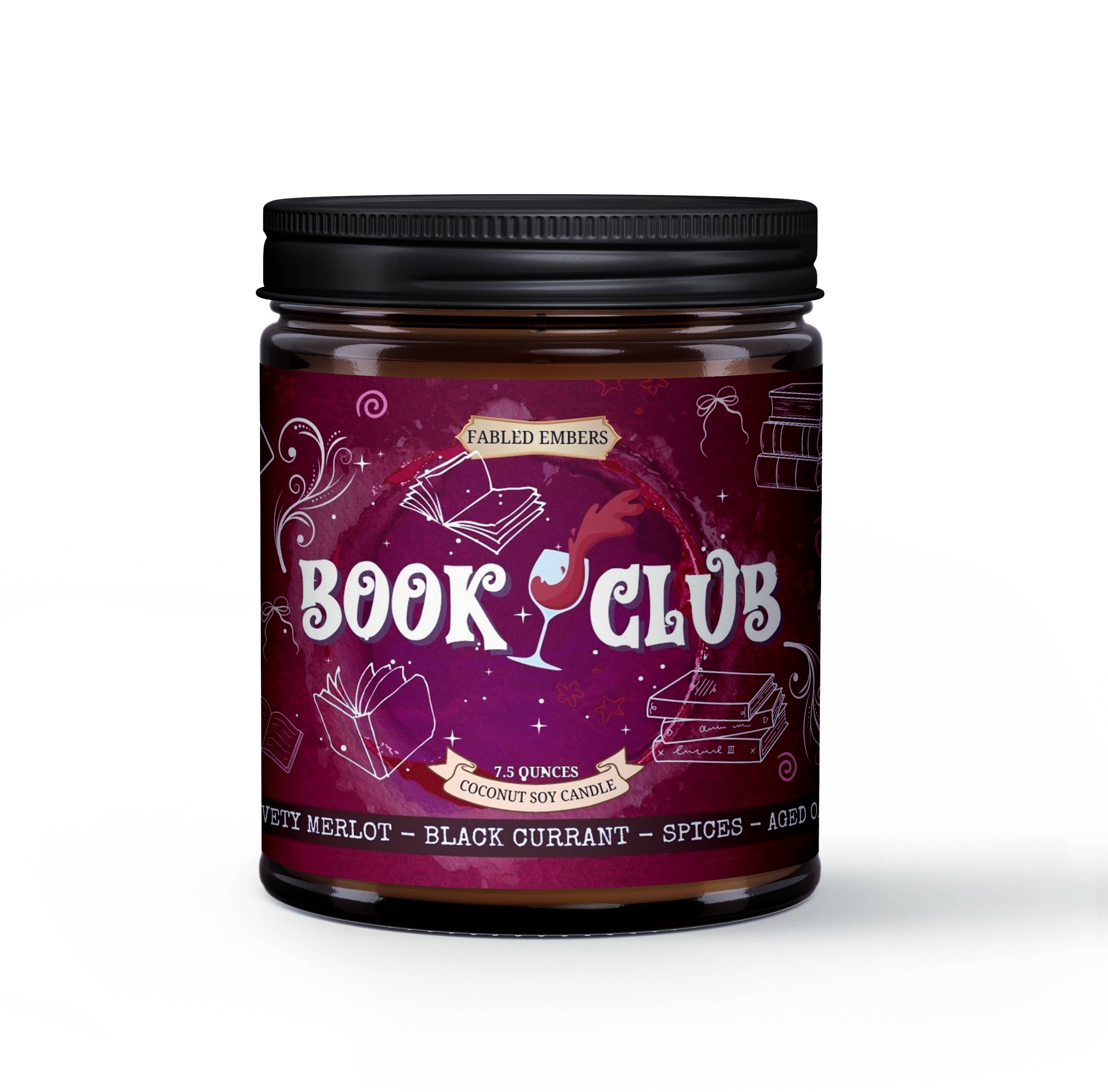 Book Club Candle | Spiced Wine | 9 ounce CocoSoy