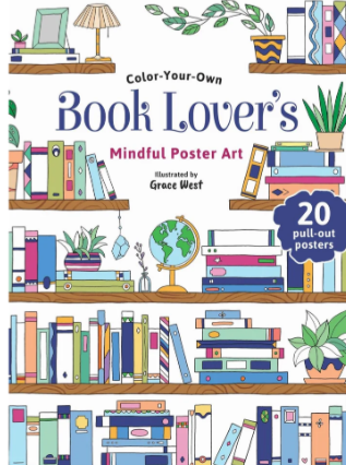 Book Lover's Coloring Book by, Grace West