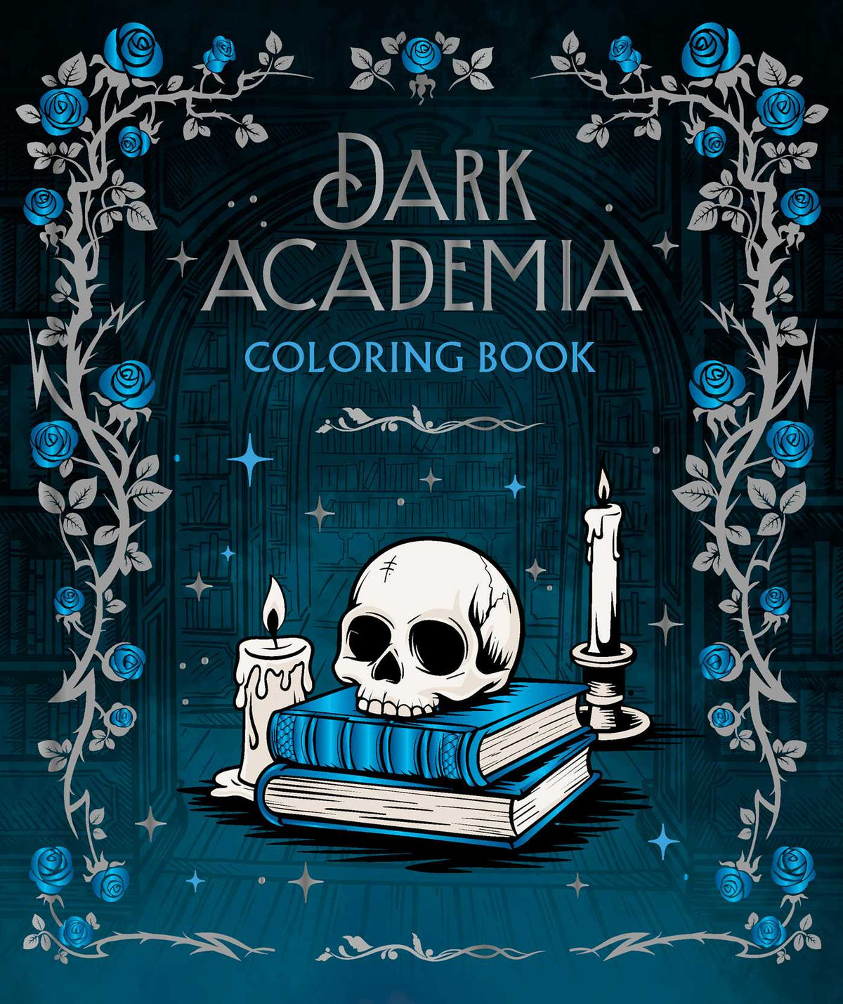 Dark Academia Coloring Book by, Rockpool