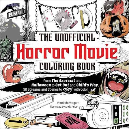 Unofficial Horror Movie Colroing Book